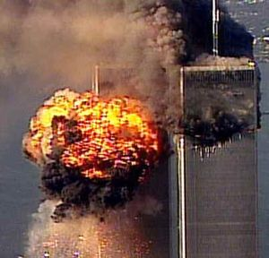 Arab Muslims attacking WTC