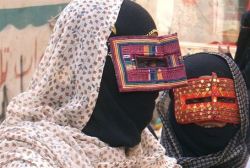 Burqa veils in Iran