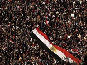 Egyptian anti-government protesters