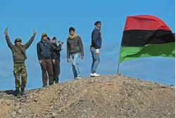 Libyan rebel fighters