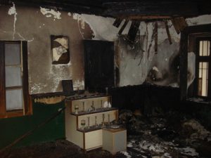 Destruction at Harabati Baba Sufi shrine