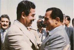 Saddam and Mubarak