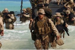 US marines in Bright Star exercise
