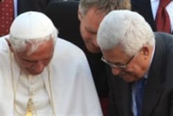 Abbas with Pope