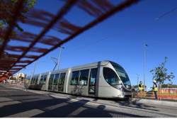 Light rail train, Jerusalem