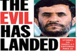 NY Daily News 'greets' Ahmadnejad in 2007