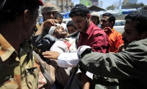 Snipers and shelling killed at least five people in Sana’a