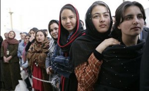 Some Afghan female politician