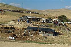 Illegal Bedouin shacks