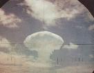 Nuclear cloud after test explosion
