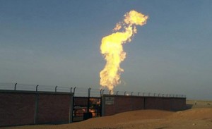 gas pipeline running between Egypt, Israel and Jordan in al-Arish in Egypt