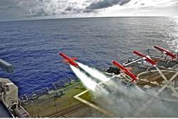 US drones take off from US ship