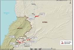 Syrian gov't artillery operations Feb 8 2012