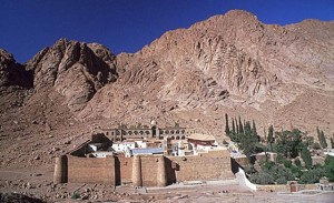 The historic monastery of St. Catherine in Sina