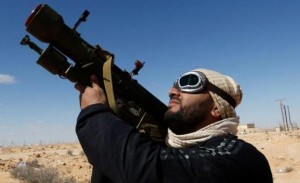 shoulder-launched missiles ─ a weapon which, in some variations, could be used to bring down an aircraft. (AFP)
