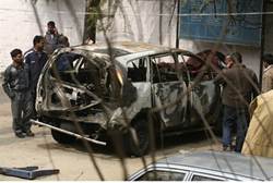 car after New Delhi terror attack