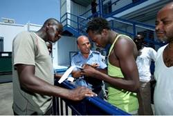 Illegal African immigrants