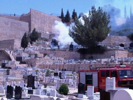 Har HaMenuchot arson