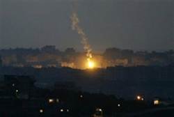 IDF air strike on Gaza
