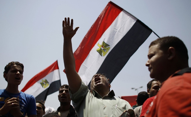 Protesters against Ahmed Shafiq Reuters