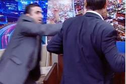 Brawl on Jordanian TV