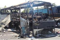 Bus destroyed in Burgas attack