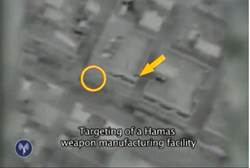 IAF targets Hamas weapons factory in Gaza