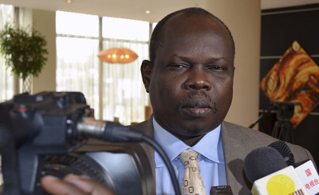 South Sudans chief negotiator in the peace talks. Reuters