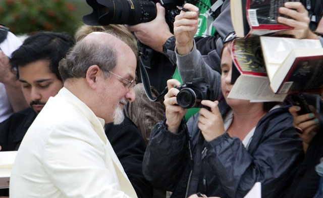 Indian-born Salman Rushdie 65