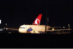 Syrian passenger plane after being forced to land at Ankara - AFP