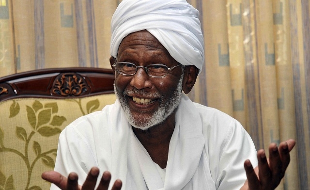 Hassan al-Turabi is linked to al-Qaeda leader Osama bin Laden. Reuters