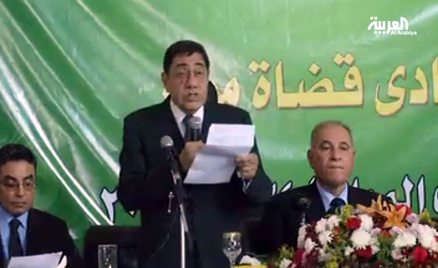 Ousted attorney general Abdel Maguid Mahmoud. Al Arabiya
