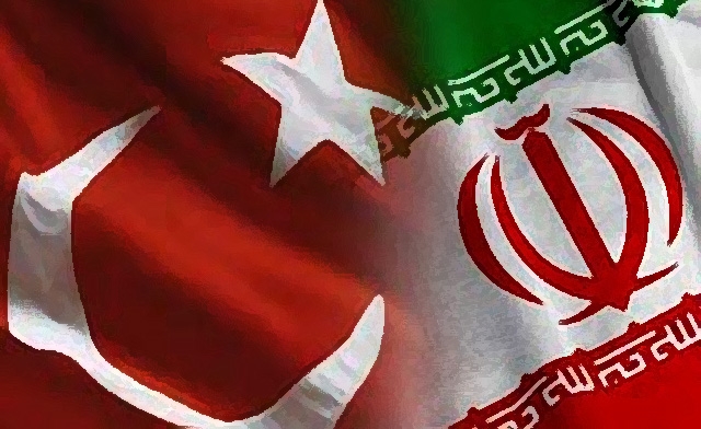Turkey and Iran flags