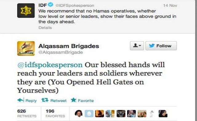 Twitter ban members of Hamas from using the service.