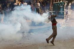 clashes with police near Tahrir - Reuters