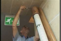 Giant Mezuzah at Airport