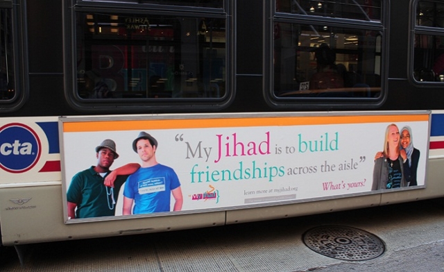 My Jihad -campaign was sparked by AFDI-SIOAs series of hateful ads against Muslims MyJihad.org.