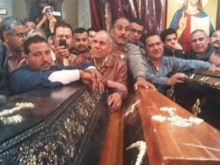 Copts mourn victims of the attack (file)