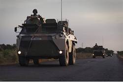 French military vehicle in Mali