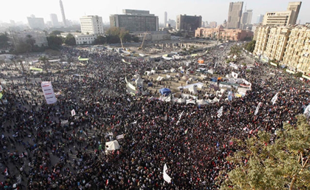 Protesters opposing Egyptian Mohammed Mursi demonstrate at Tahrir Square Reuters