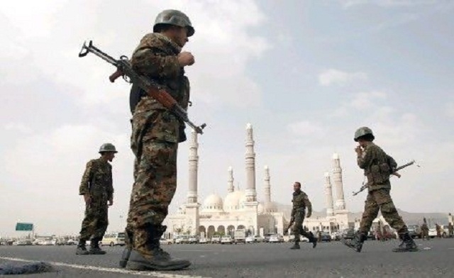 Yemeni soldiers in Sanaa. AFP