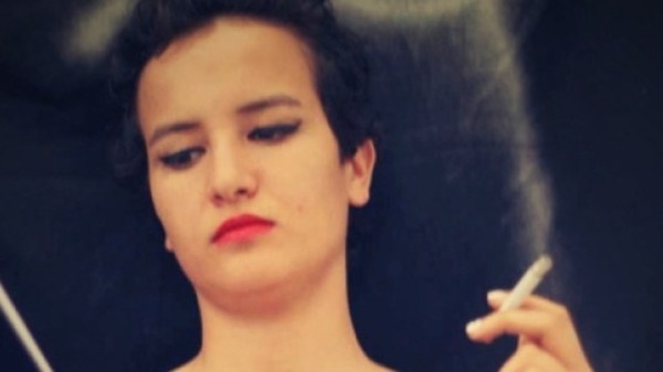 19 year old Amina poses topless FEMEN