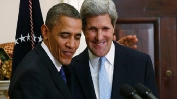 U.S. President Barack Obama - U.S. Secretary of State John Kerry . Reuters