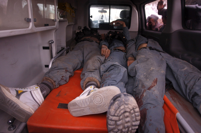 Afghan officers killed
