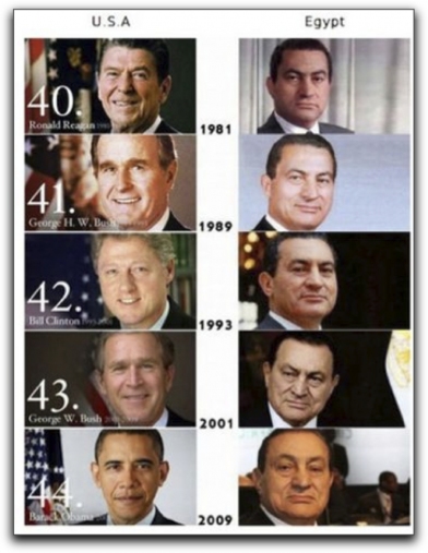 Mubarak US presidents