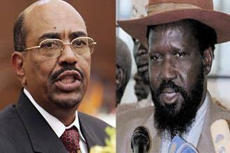 Sudans President Omar Hassan al-Bashir backs ex-rebel Salva Kiir for president of the semi-autonomous south