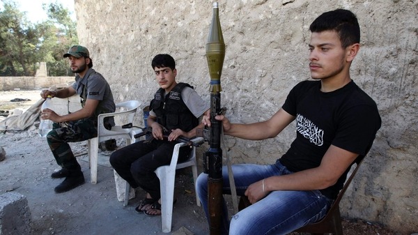 Syrian fighters Reuters