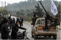 Syrian rebels patrol in the northwestern town of Jisr al-Shughur -AFP