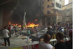 Scene of explosion in Beirut Reuters