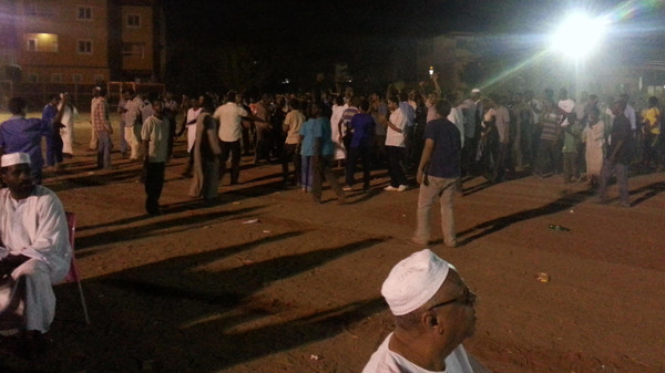 Sudanese take part in a protest in the streets of Khartoum AFP